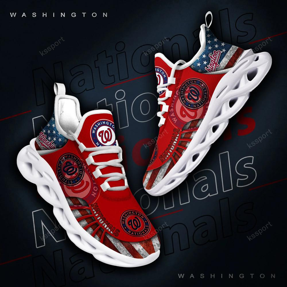 Washington Nationals Max Soul Clunky Shoes - Famjoys Washington Nationals Max Soul Clunky Shoes - Famjoys