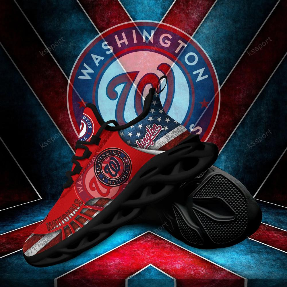 Washington Nationals Max Soul Clunky Shoes - Famjoys Washington Nationals Max Soul Clunky Shoes - Famjoys