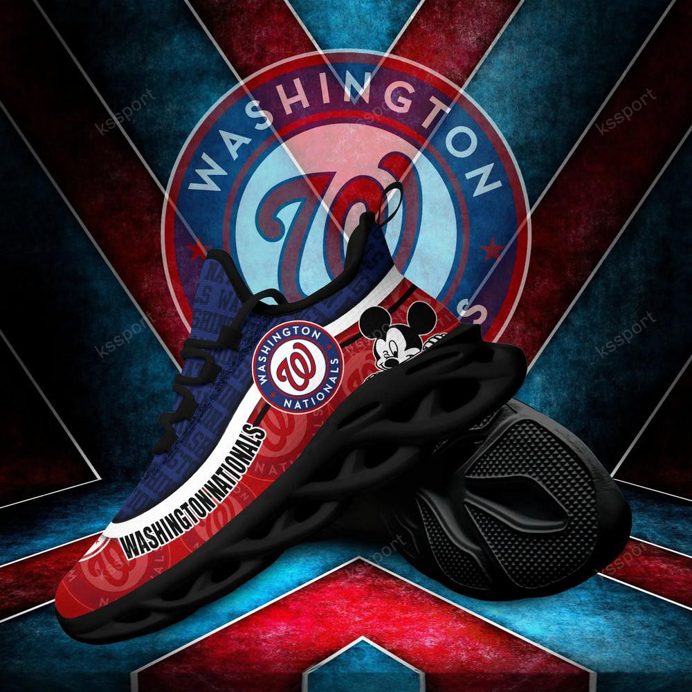 Washington Nationals Max Soul Clunky Sneakers - Famjoys Washington Nationals Max Soul Clunky Sneakers - Famjoys