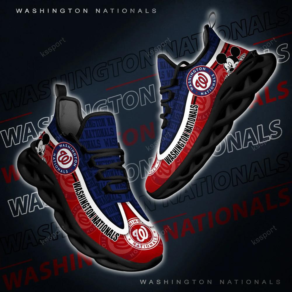 Washington Nationals Max Soul Clunky Sneakers - Famjoys Washington Nationals Max Soul Clunky Sneakers - Famjoys