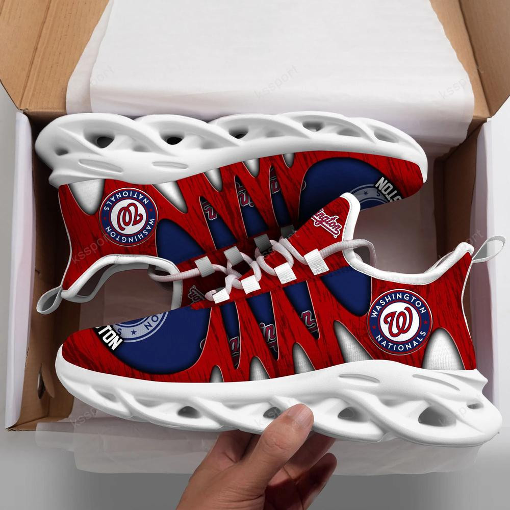 Washington Nationals Max Soul Shoes, Running Sneakers - Famjoys Washington Nationals Max Soul Shoes, Running Sneakers - Famjoys