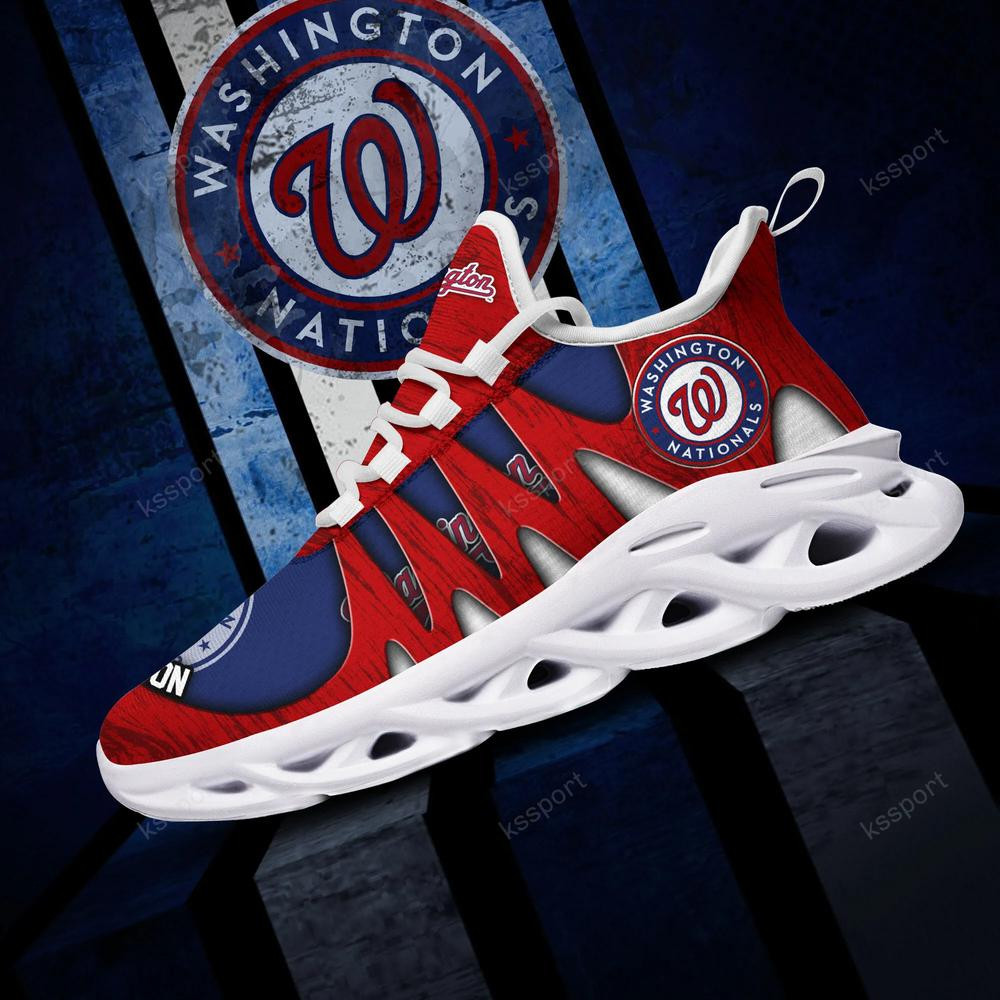 Washington Nationals Max Soul Shoes, Running Sneakers - Famjoys Washington Nationals Max Soul Shoes, Running Sneakers - Famjoys
