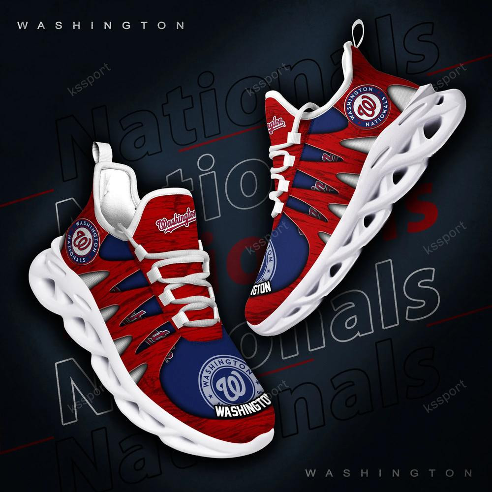 Washington Nationals Max Soul Shoes, Running Sneakers - Famjoys Washington Nationals Max Soul Shoes, Running Sneakers - Famjoys
