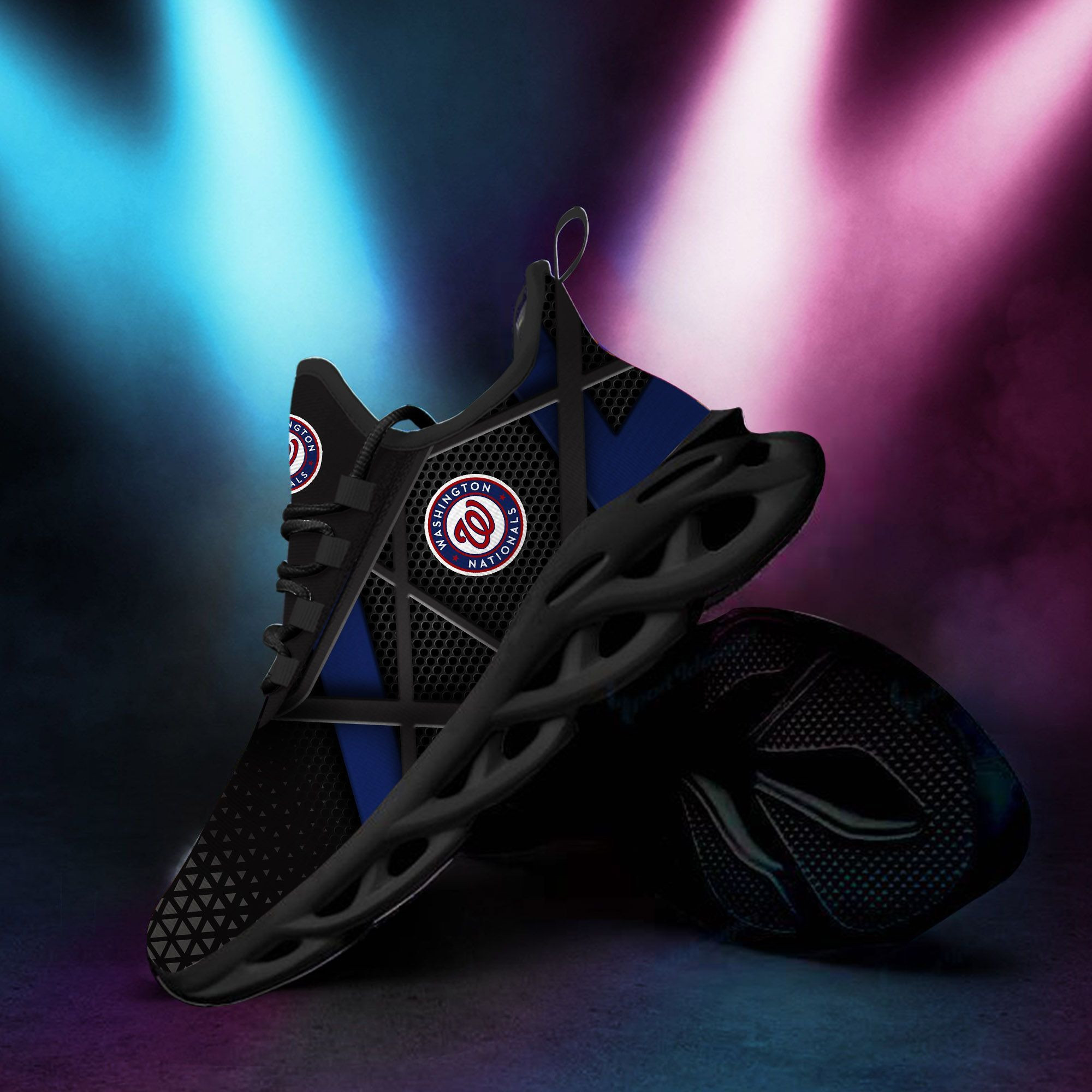 Washington Nationals Max Soul Sneakers Shoes - Famjoys Washington Nationals Max Soul Sneakers Shoes - Famjoys