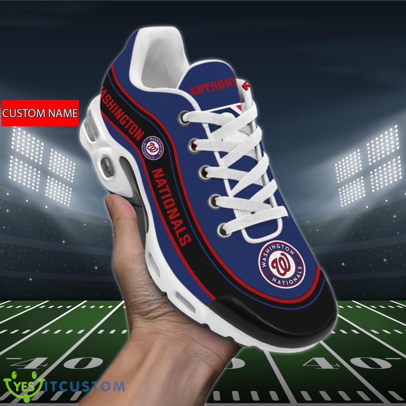Washington Nationals MLB Personalized Name Air Cushion Sports Shoes Sneaker KLTNS220483 - Famjoys Washington Nationals MLB Personalized Name Air Cushion Sports Shoes Sneaker KLTNS220483 - Famjoys