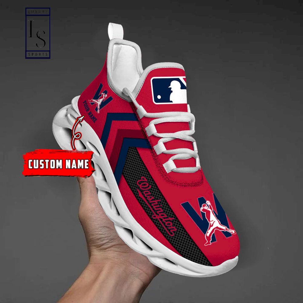 Washington Nationals Personalized Max Soul Shoes - Famjoys Washington Nationals Personalized Max Soul Shoes - Famjoys