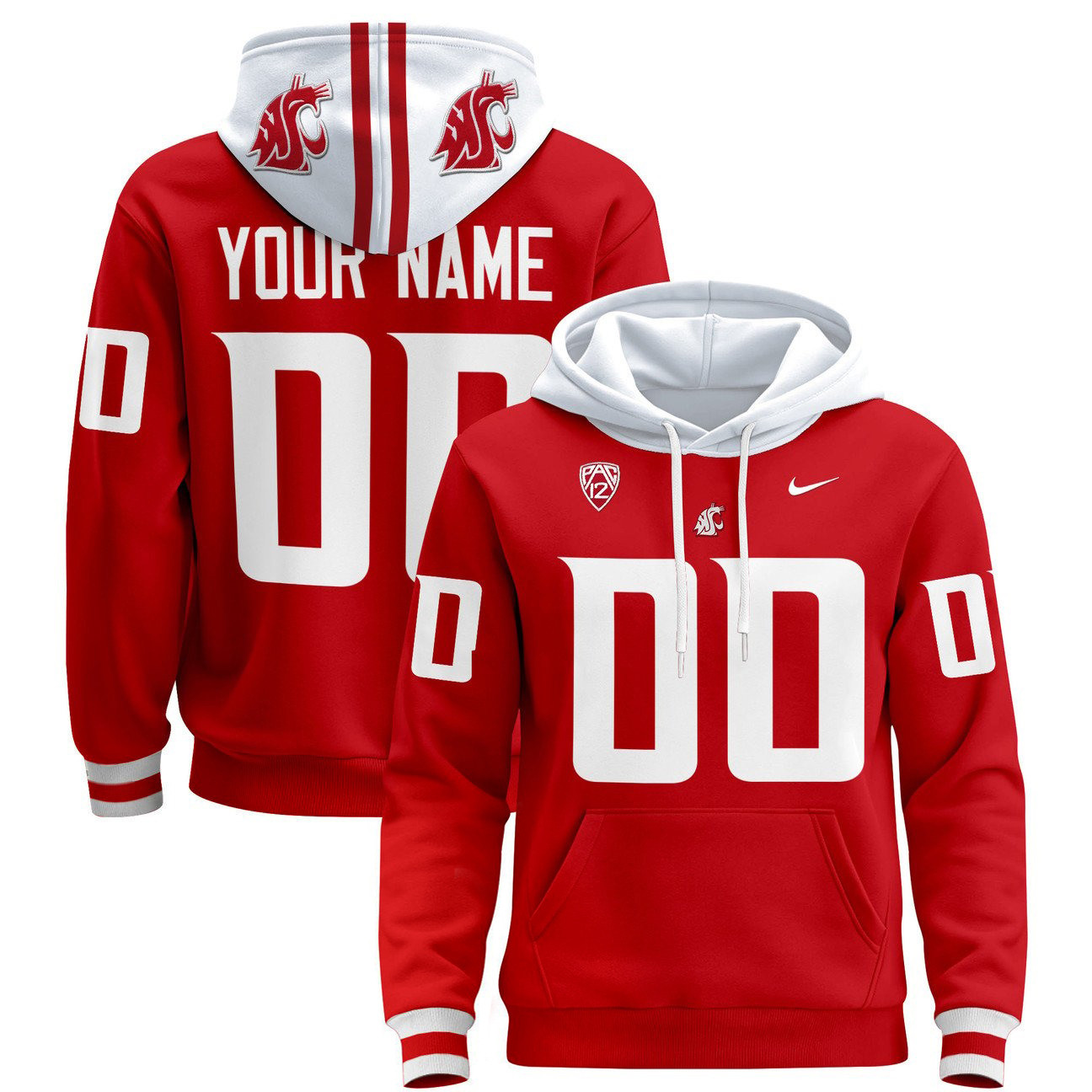 Washington State Cougars Football Hoodie - Famjoys Washington State Cougars Football Hoodie - Famjoys