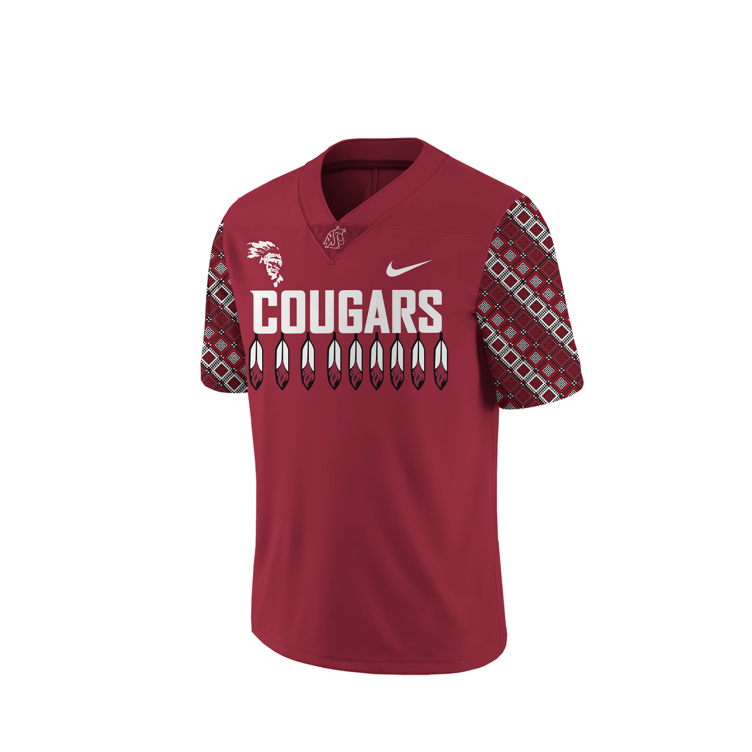 Washington State Cougars football Native American Heritage Month Premium Jersey - Famjoys Washington State Cougars football Native American Heritage Month Premium Jersey - Famjoys