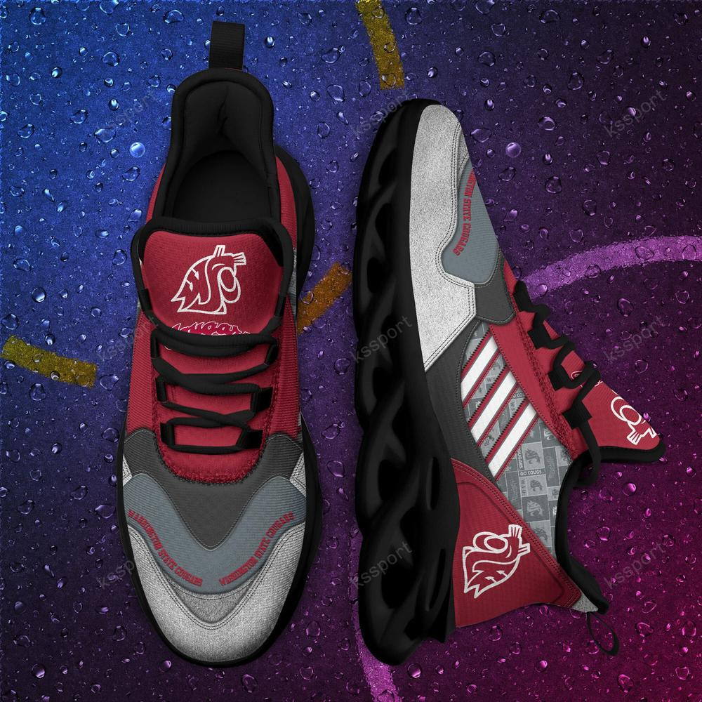 Washington State Cougars Max Soul Clunky, Running Sneakers - Famjoys Washington State Cougars Max Soul Clunky, Running Sneakers - Famjoys