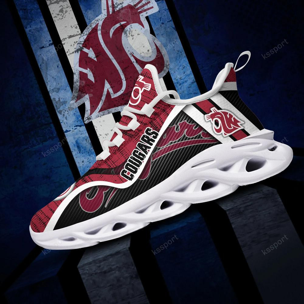 Washington State Cougars Personalized Max Soul Shoes 2022 - Famjoys Washington State Cougars Personalized Max Soul Shoes 2022 - Famjoys