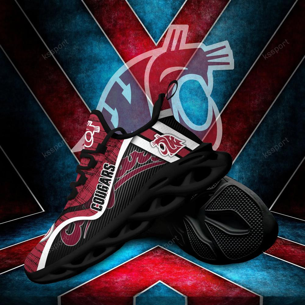 Washington State Cougars Personalized Max Soul Shoes 2022 - Famjoys Washington State Cougars Personalized Max Soul Shoes 2022 - Famjoys