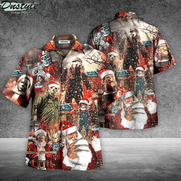 We Wish You A Scary Hawaiian Shirt - Famjoys We Wish You A Scary Hawaiian Shirt - Famjoys