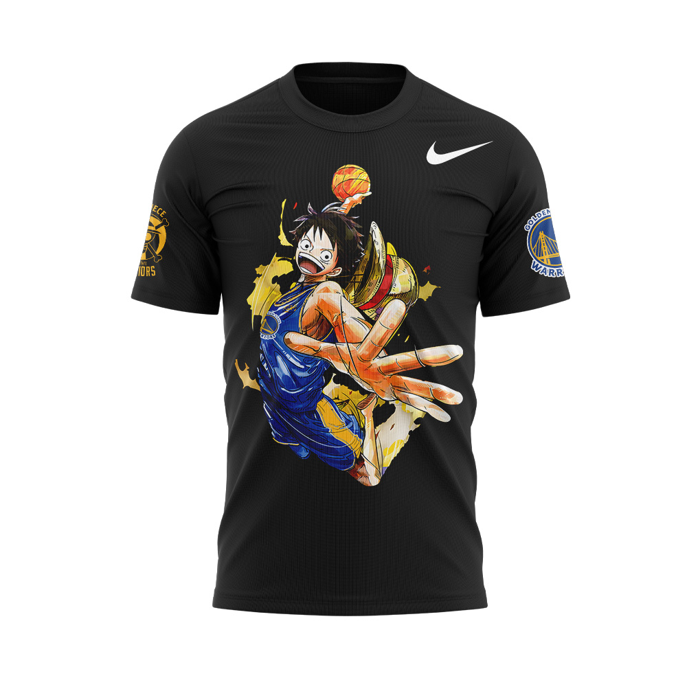 Welcome Luffy are joining the Golden State Warriors Black Tshirt Set+NT26122433ID10DS10 - Famjoys Welcome Luffy are joining the Golden State Warriors Black Tshirt Set+NT26122433ID10DS10 - Famjoys