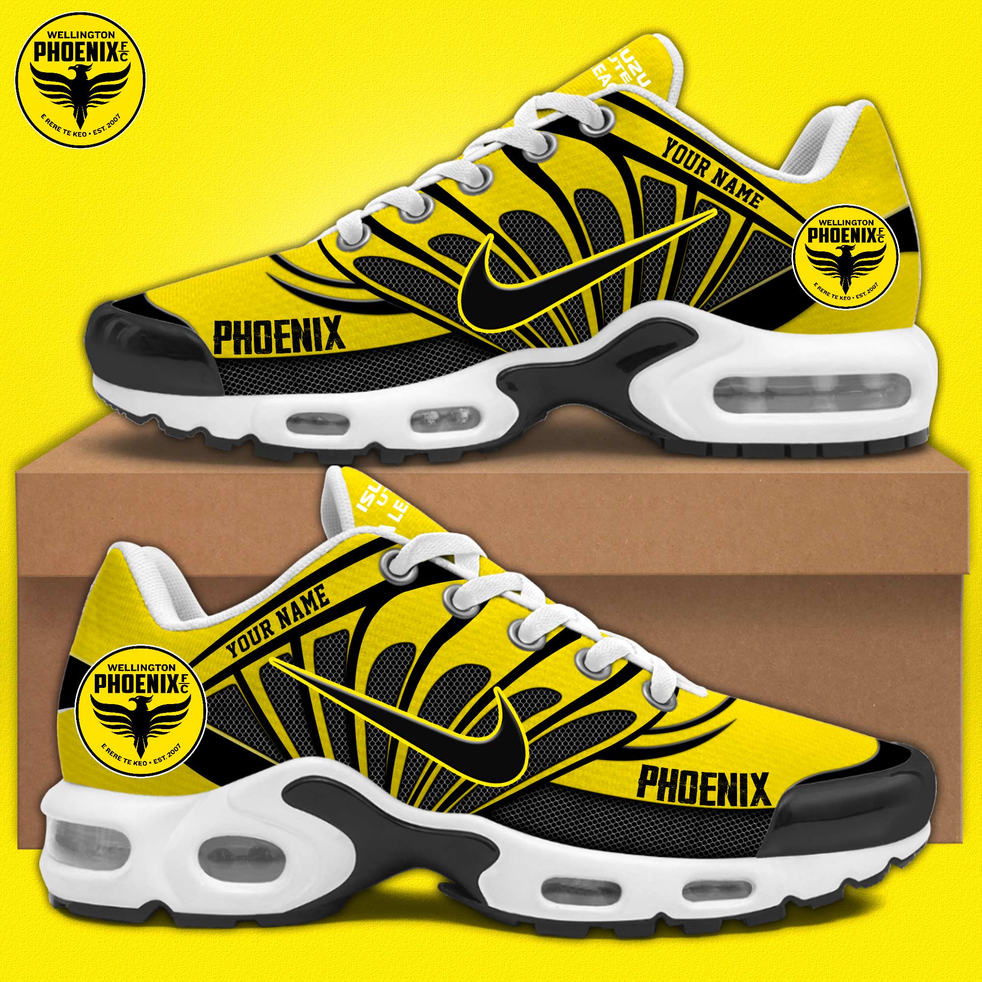 Wellington Phoenix Personalized Shoes - Famjoys Wellington Phoenix Personalized Shoes - Famjoys
