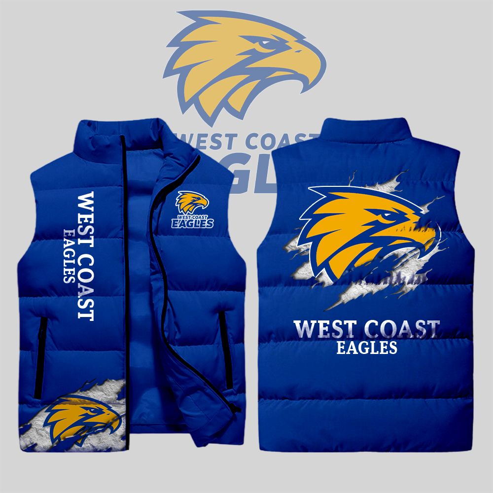 West Coast Eagle Sleeveless Jacket - Famjoys West Coast Eagle Sleeveless Jacket - Famjoys