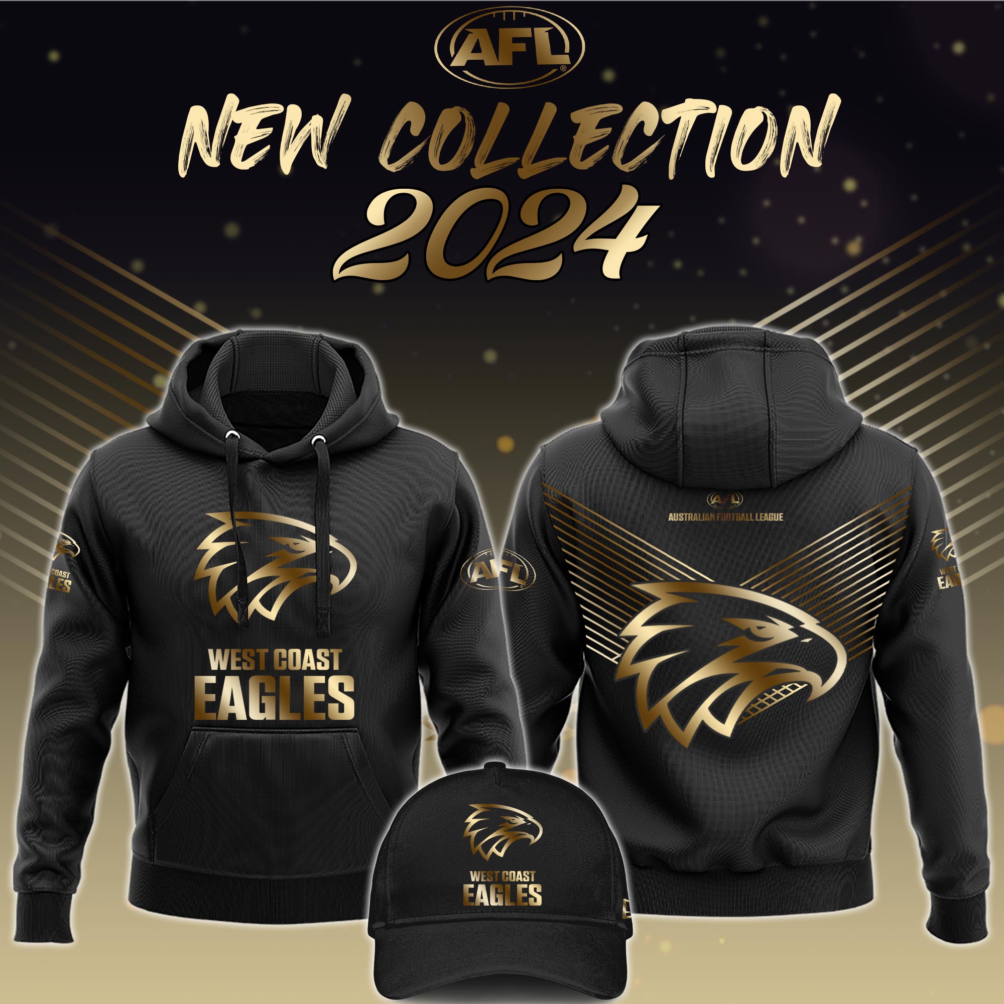 West Coast Eagles AFL Hoodie - Famjoys West Coast Eagles AFL Hoodie - Famjoys