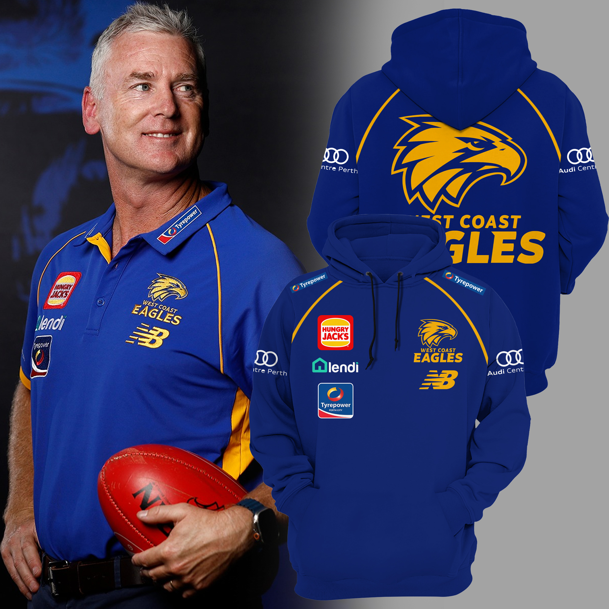 West Coast Eagles Polo Shirt /Hoodie/ ZIP Hoodie/T-Shirt/Sweatshirt - Famjoys West Coast Eagles Polo Shirt /Hoodie/ ZIP Hoodie/T-Shirt/Sweatshirt - Famjoys