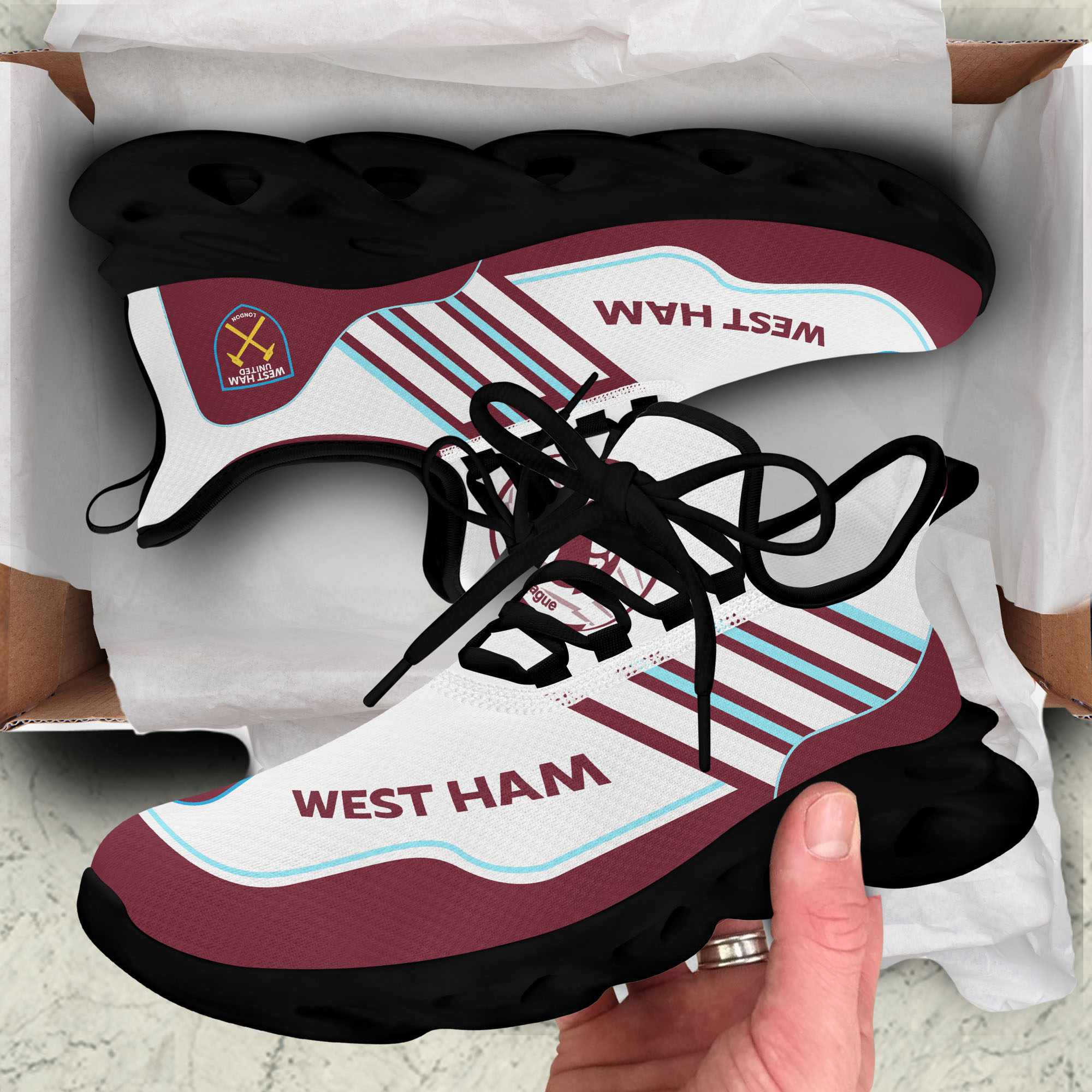 West Footbal Team Personalized Sneakers - Famjoys West Footbal Team Personalized Sneakers - Famjoys