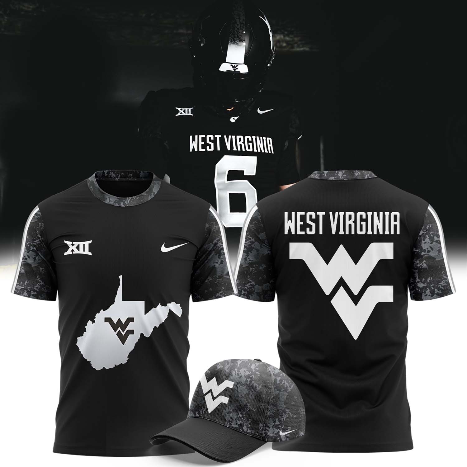 West Virginia Coal Rush Blackout Tshirt