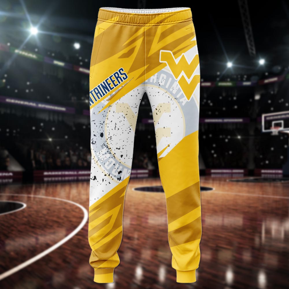 West Virginia Mountaineers All Over Print Apparel - Famjoys West Virginia Mountaineers All Over Print Apparel - Famjoys