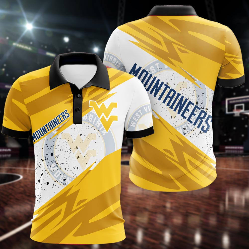 West Virginia Mountaineers All Over Print Apparel - Famjoys West Virginia Mountaineers All Over Print Apparel - Famjoys