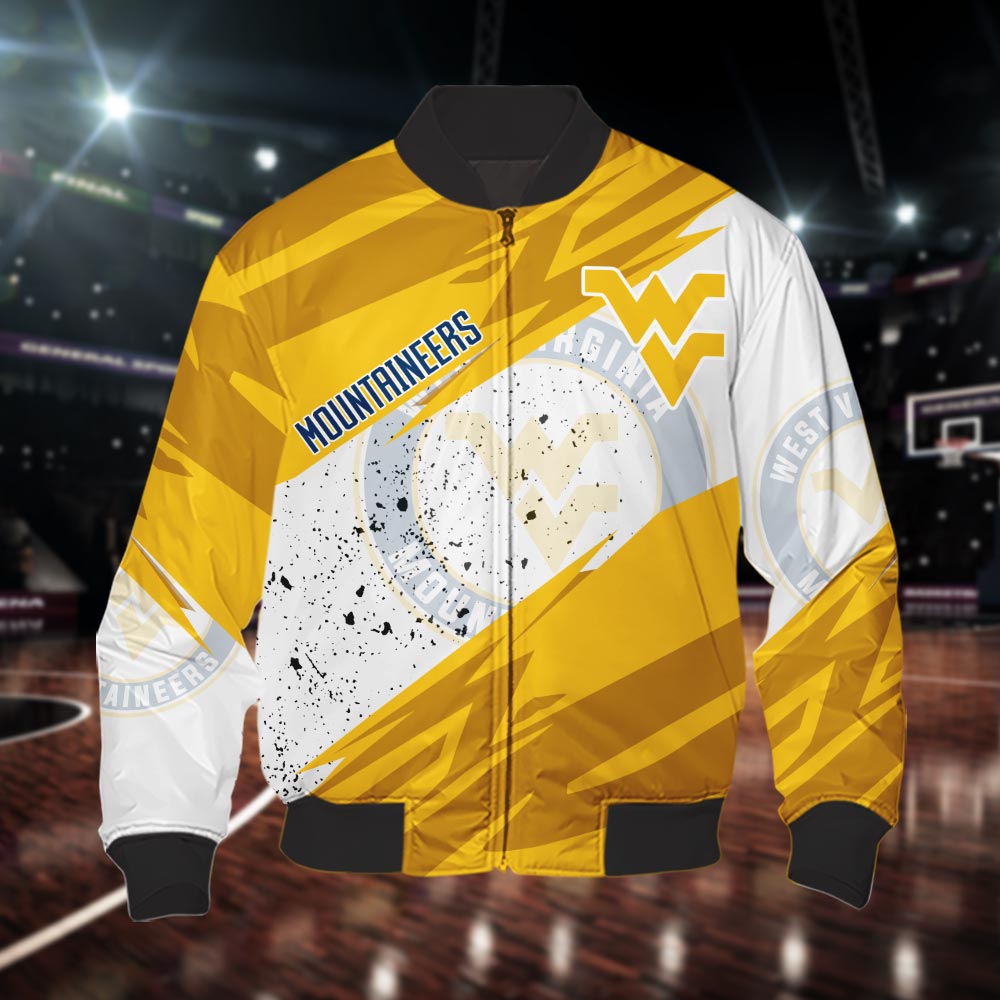 West Virginia Mountaineers All Over Print Apparel - Famjoys West Virginia Mountaineers All Over Print Apparel - Famjoys