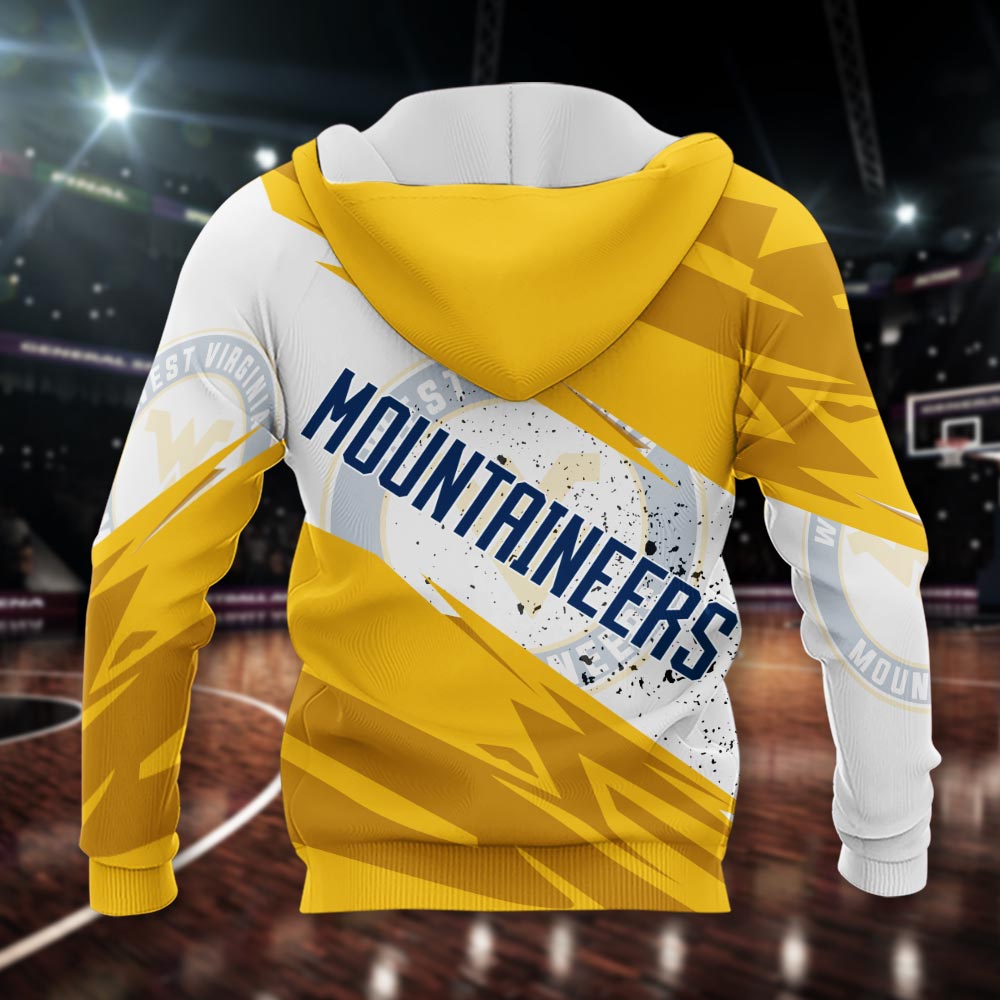 West Virginia Mountaineers All Over Print Apparel - Famjoys West Virginia Mountaineers All Over Print Apparel - Famjoys