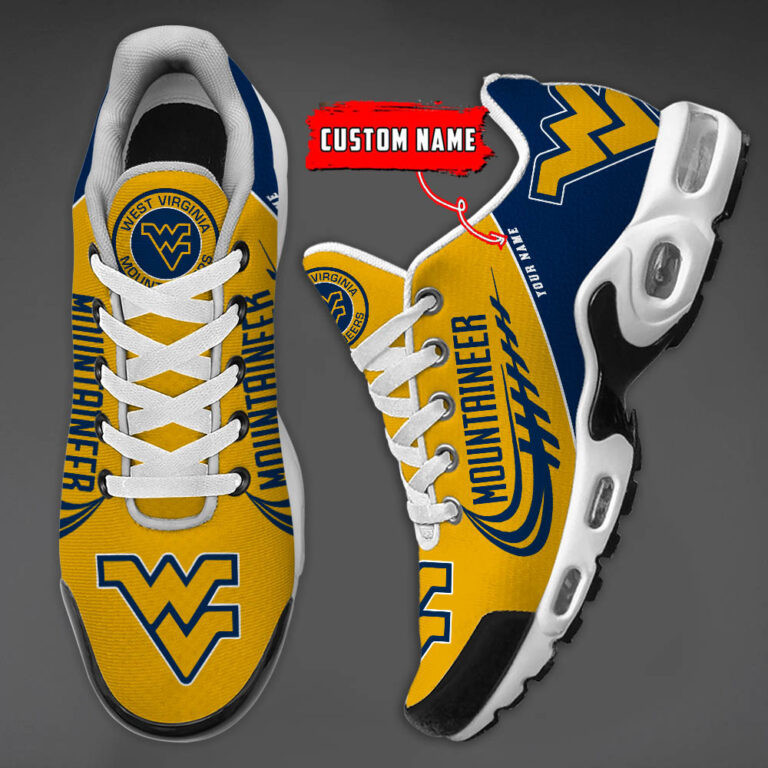 West Virginia Mountaineers Custom Name TN Shoes DS001 - Famjoys West Virginia Mountaineers Custom Name TN Shoes DS001 - Famjoys