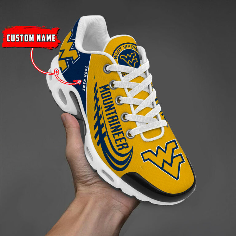 West Virginia Mountaineers Custom Name TN Shoes DS001 - Famjoys West Virginia Mountaineers Custom Name TN Shoes DS001 - Famjoys