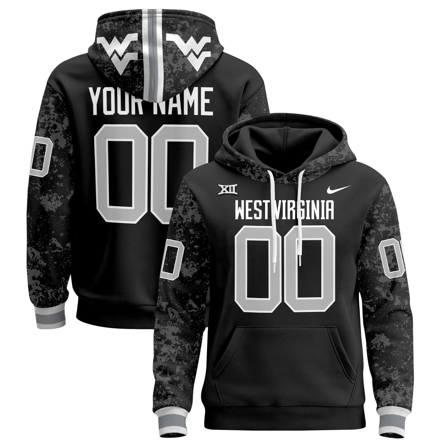 West Virginia Mountaineers Football Hoodie - Famjoys West Virginia Mountaineers Football Hoodie - Famjoys