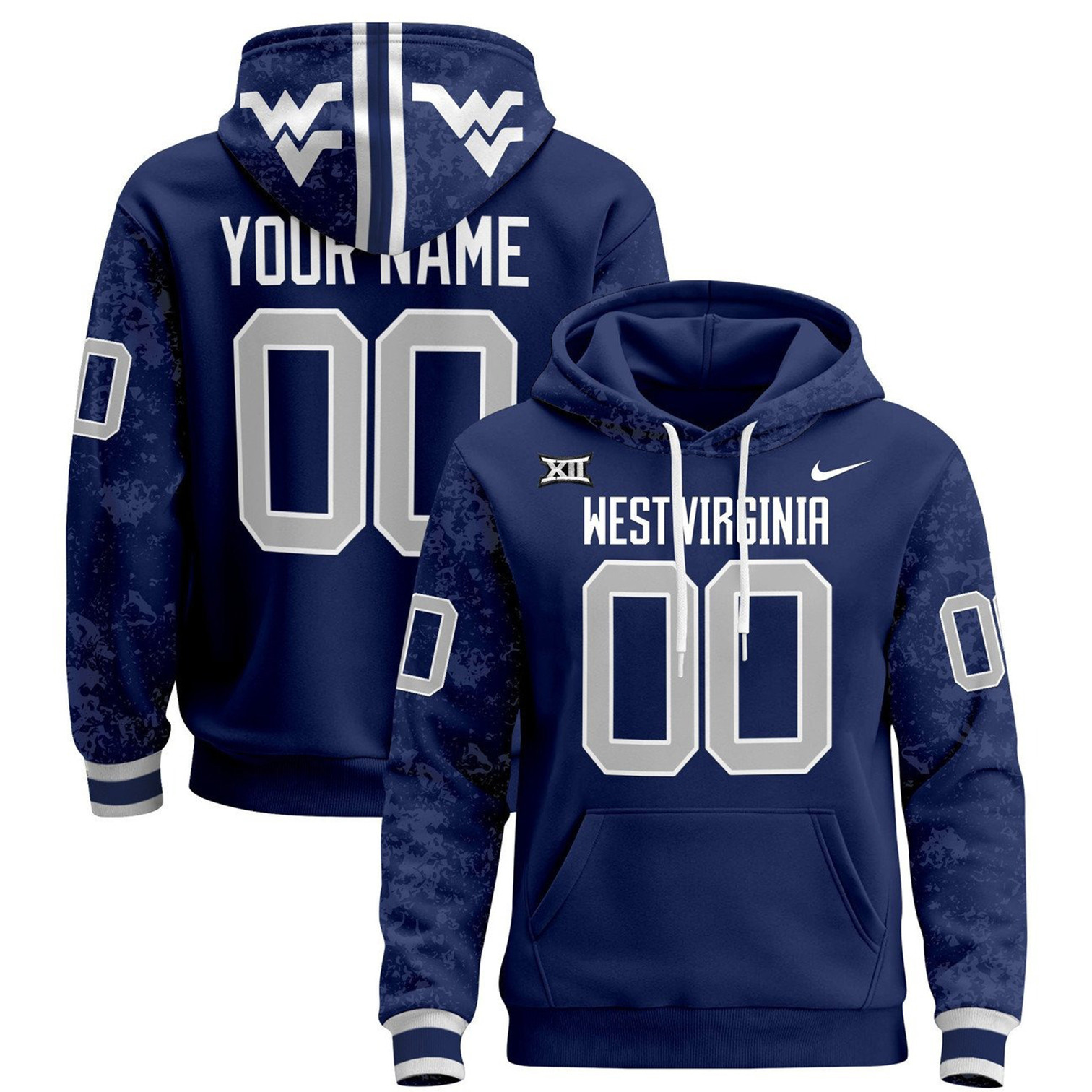 West Virginia Mountaineers Football Hoodie - Famjoys West Virginia Mountaineers Football Hoodie - Famjoys