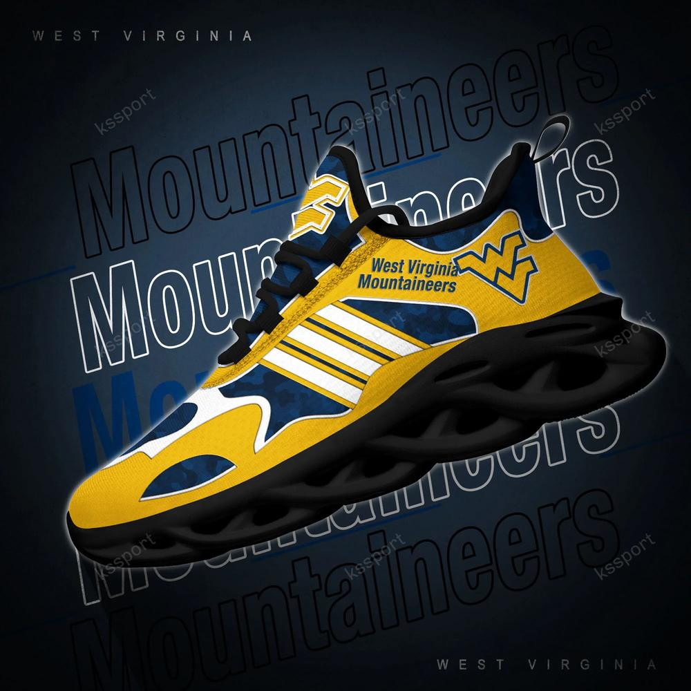 West Virginia Mountaineers Max Soul Clunky, Camo Running Sneakers For Fan Ever - Famjoys West Virginia Mountaineers Max Soul Clunky, Camo Running Sneakers For Fan Ever - Famjoys