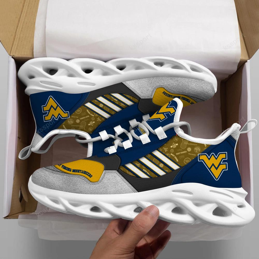 West Virginia Mountaineers Max Soul Clunky, Running Sneakers - Famjoys West Virginia Mountaineers Max Soul Clunky, Running Sneakers - Famjoys