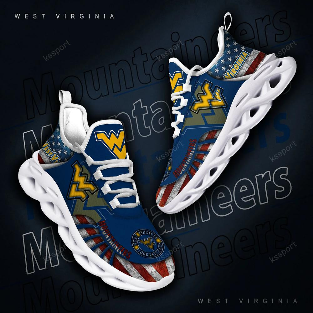 West Virginia Mountaineers Max Soul Clunky Shoes - Famjoys West Virginia Mountaineers Max Soul Clunky Shoes - Famjoys