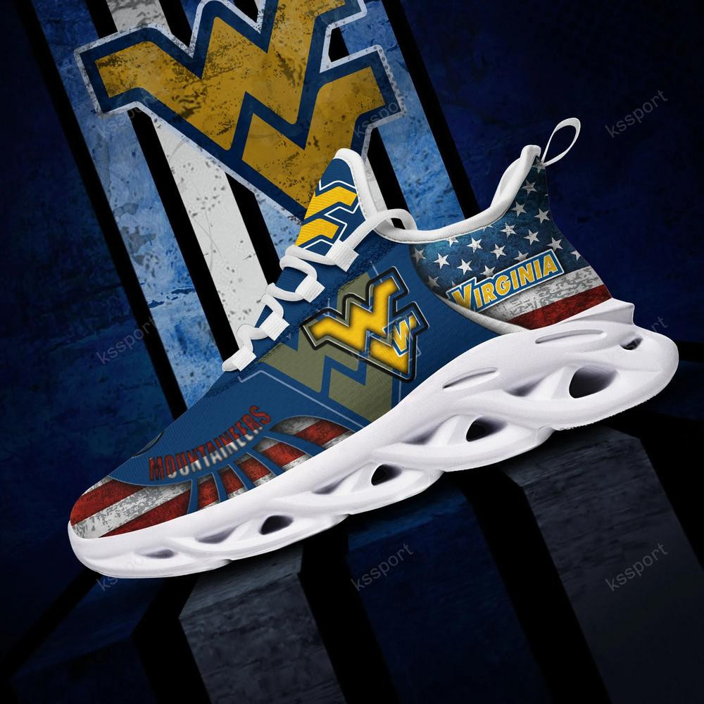 West Virginia Mountaineers Max Soul Clunky Shoes - Famjoys West Virginia Mountaineers Max Soul Clunky Shoes - Famjoys