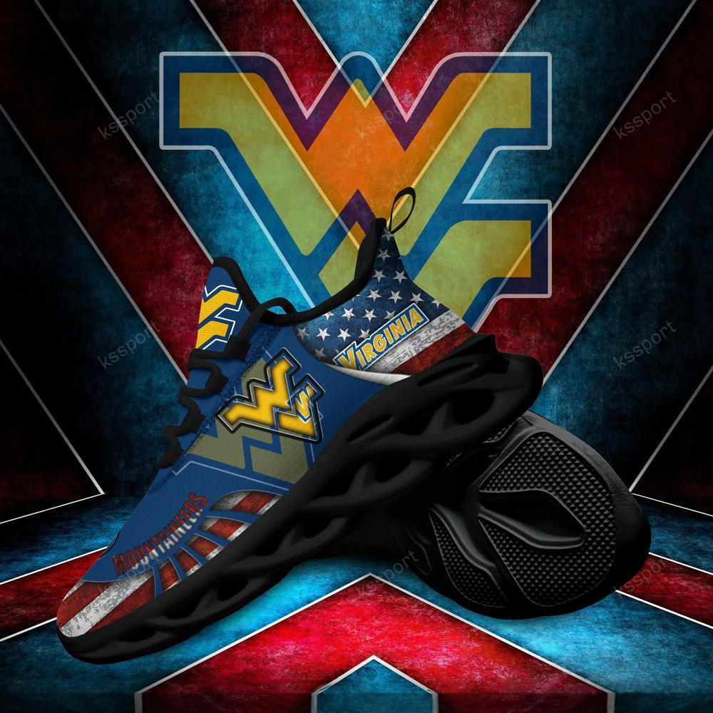 West Virginia Mountaineers Max Soul Clunky Shoes - Famjoys West Virginia Mountaineers Max Soul Clunky Shoes - Famjoys