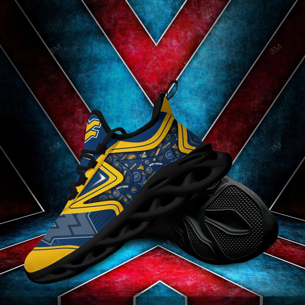 West Virginia Mountaineers Max Soul Clunky Shoes - Famjoys West Virginia Mountaineers Max Soul Clunky Shoes - Famjoys