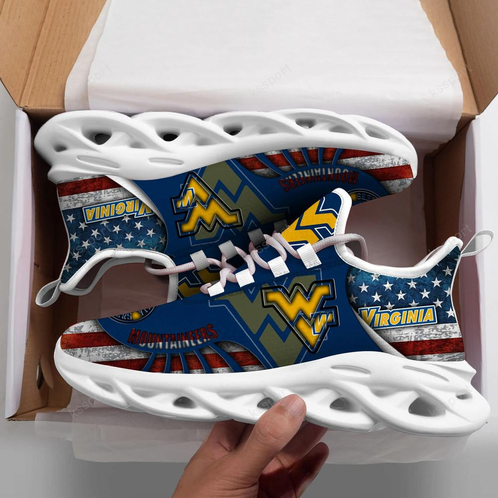 West Virginia Mountaineers Max Soul Clunky Shoes - Famjoys West Virginia Mountaineers Max Soul Clunky Shoes - Famjoys