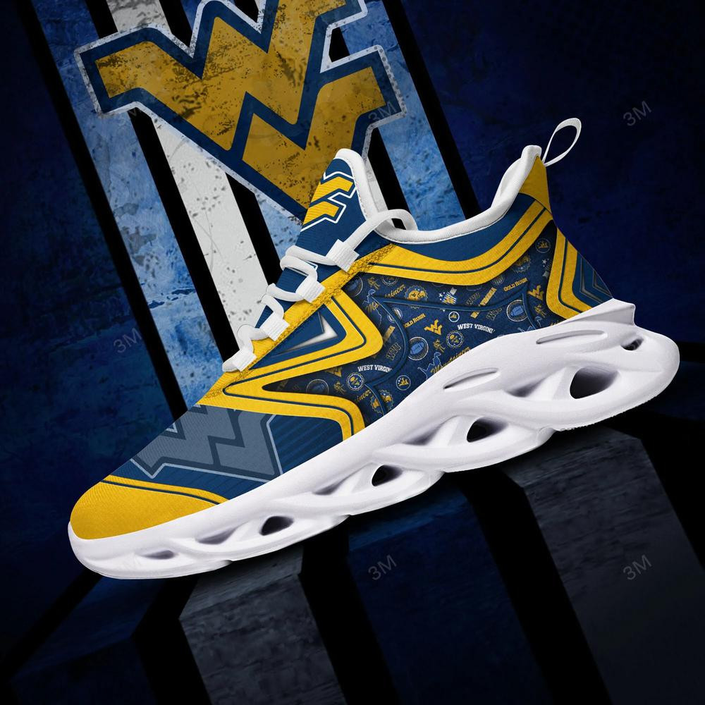 West Virginia Mountaineers Max Soul Clunky Shoes - Famjoys West Virginia Mountaineers Max Soul Clunky Shoes - Famjoys