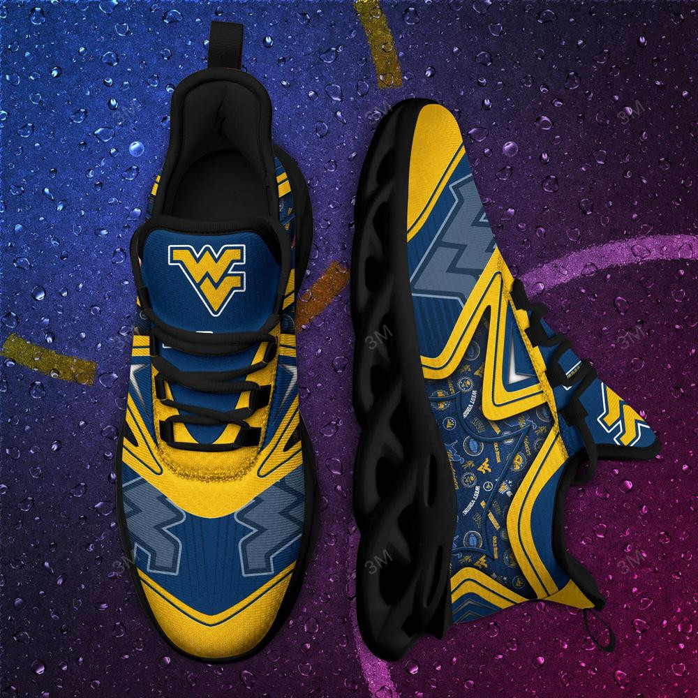 West Virginia Mountaineers Max Soul Clunky Shoes - Famjoys West Virginia Mountaineers Max Soul Clunky Shoes - Famjoys