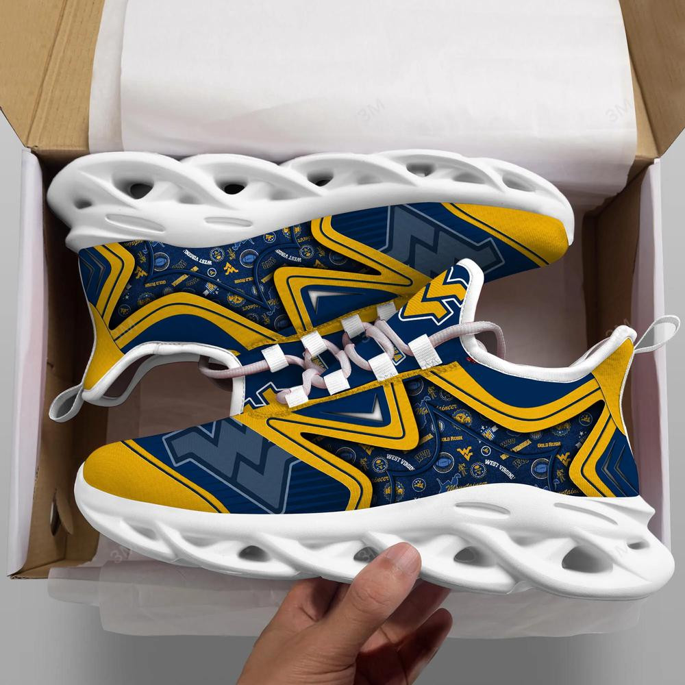 West Virginia Mountaineers Max Soul Clunky Shoes - Famjoys West Virginia Mountaineers Max Soul Clunky Shoes - Famjoys