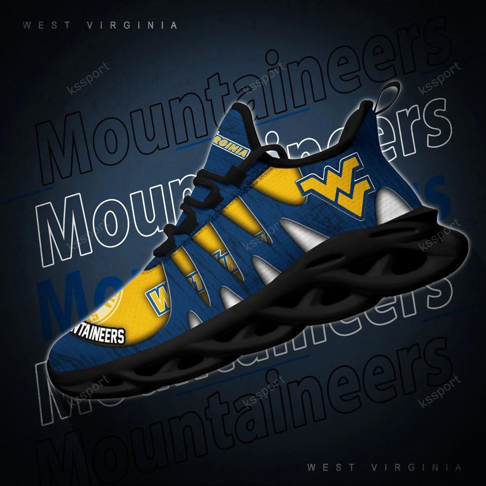 West Virginia Mountaineers Max Soul Shoes, Running Sneakers - Famjoys West Virginia Mountaineers Max Soul Shoes, Running Sneakers - Famjoys