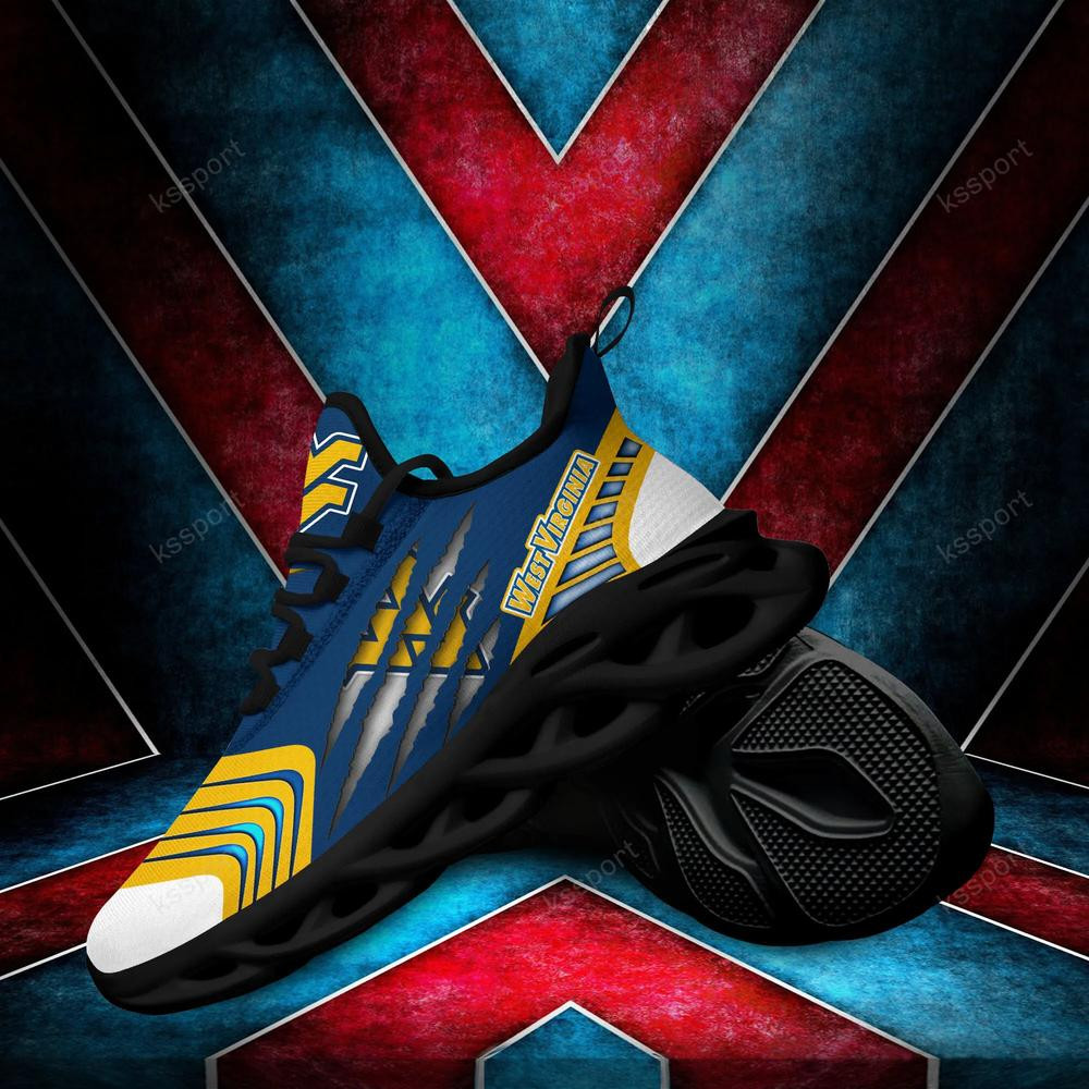 West Virginia Mountaineers Max Soul Sneakers Chunky - Famjoys West Virginia Mountaineers Max Soul Sneakers Chunky - Famjoys