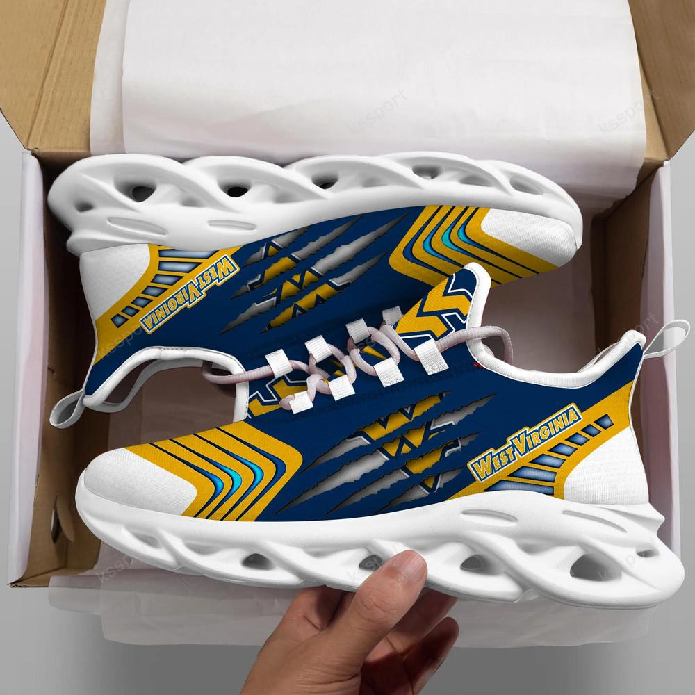 West Virginia Mountaineers Max Soul Sneakers Chunky - Famjoys West Virginia Mountaineers Max Soul Sneakers Chunky - Famjoys
