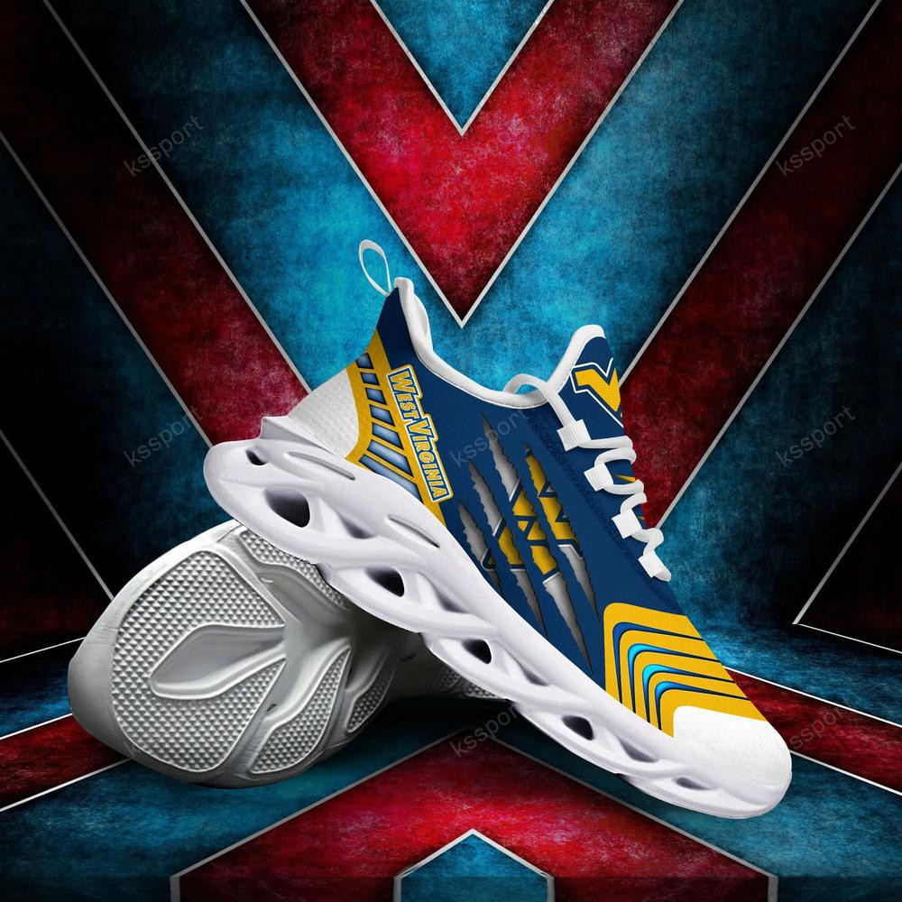 West Virginia Mountaineers Max Soul Sneakers Chunky - Famjoys West Virginia Mountaineers Max Soul Sneakers Chunky - Famjoys