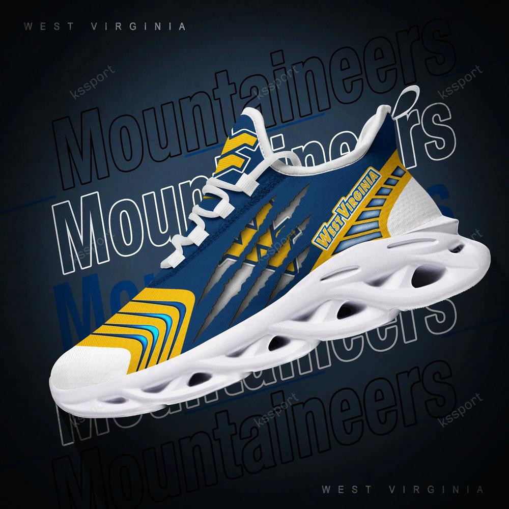 West Virginia Mountaineers Max Soul Sneakers Chunky - Famjoys West Virginia Mountaineers Max Soul Sneakers Chunky - Famjoys