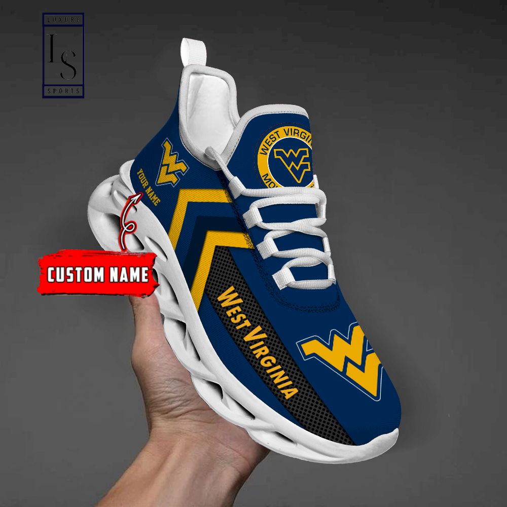 West Virginia Mountaineers Personalized Max Soul Shoes - Famjoys West Virginia Mountaineers Personalized Max Soul Shoes - Famjoys