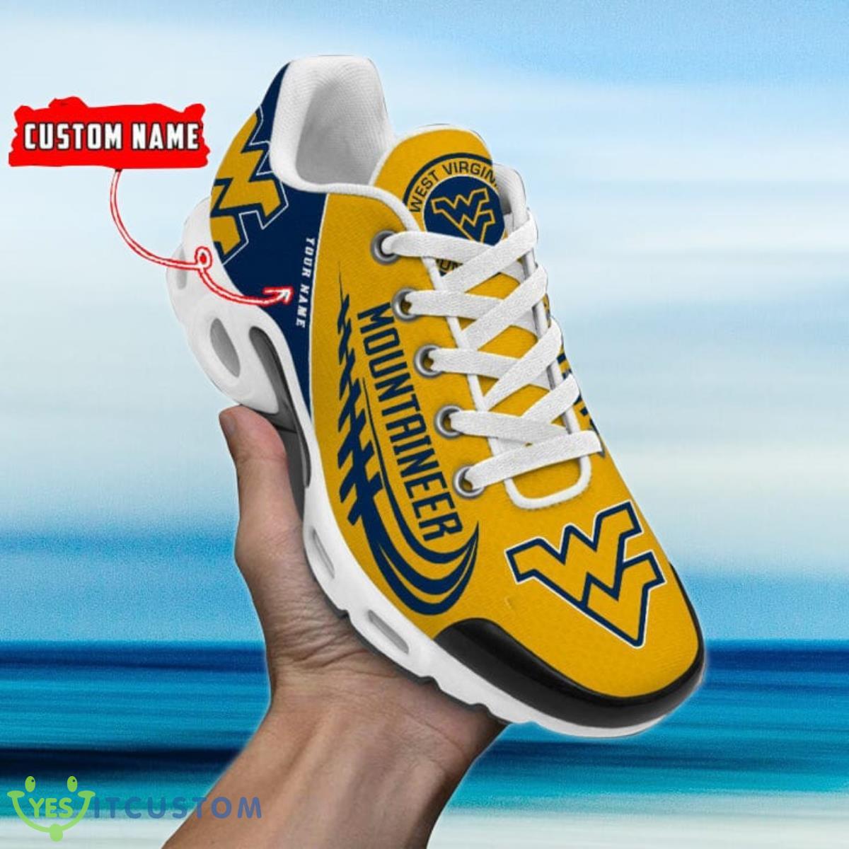 West Virginia Mountaineers Personalized Name Air Cushion Sports Shoes Sneaker KLTNS220488 - Famjoys West Virginia Mountaineers Personalized Name Air Cushion Sports Shoes Sneaker KLTNS220488 - Famjoys