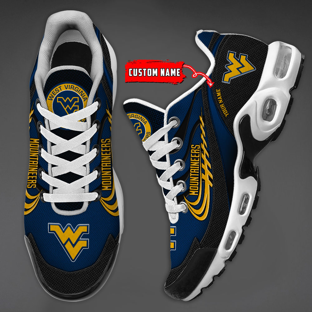 West Virginia Mountaineers Personalized Name Air Cushion Sports Shoes Sneaker KLTNS220549 - Famjoys West Virginia Mountaineers Personalized Name Air Cushion Sports Shoes Sneaker KLTNS220549 - Famjoys