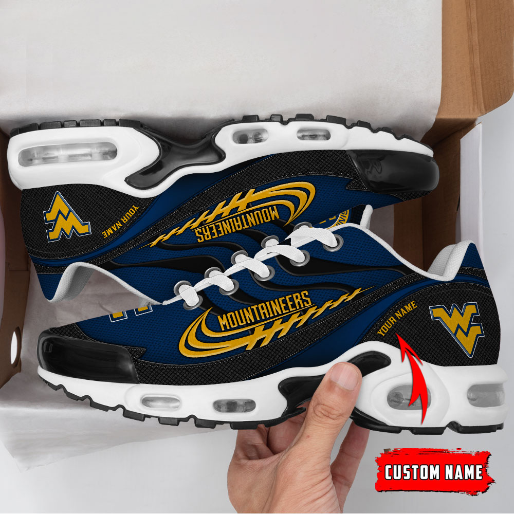 West Virginia Mountaineers Personalized Name Air Cushion Sports Shoes Sneaker KLTNS220549 - Famjoys West Virginia Mountaineers Personalized Name Air Cushion Sports Shoes Sneaker KLTNS220549 - Famjoys